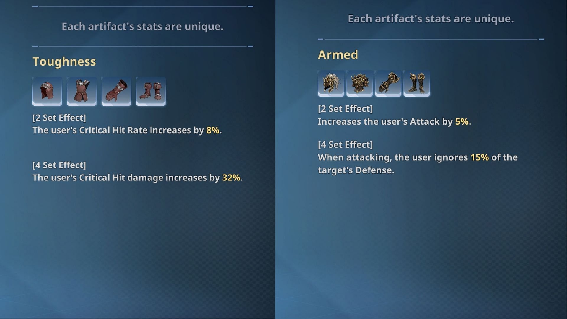 Best artifacts for Jo Kyuhwan (Image via Nemtarble)